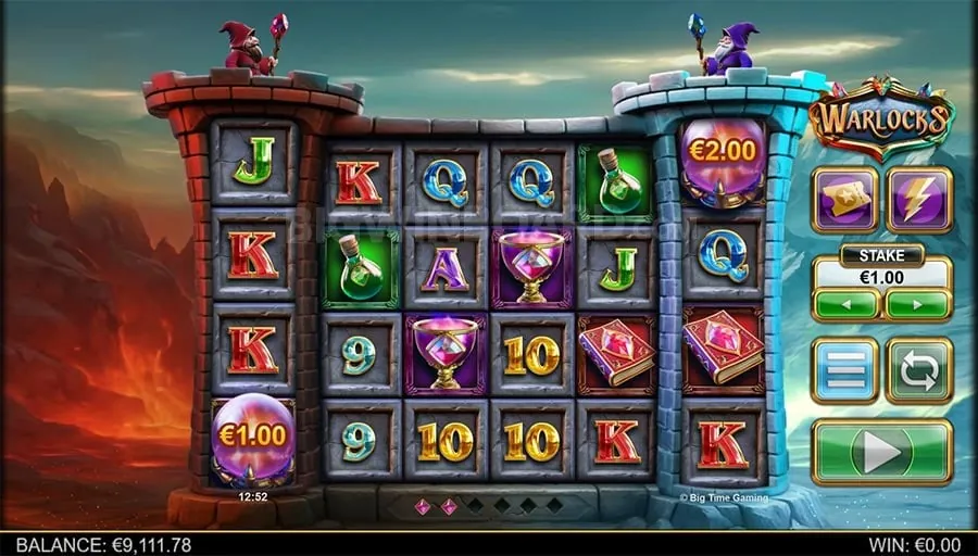 Wide selection of casino games